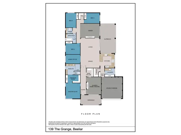 Floorplan of Homely house listing, 139 The Grange, Beeliar WA 6164