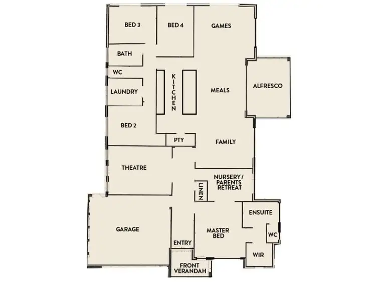 Floorplan of Homely house listing, 8 Lawrence Way, Byford WA 6122