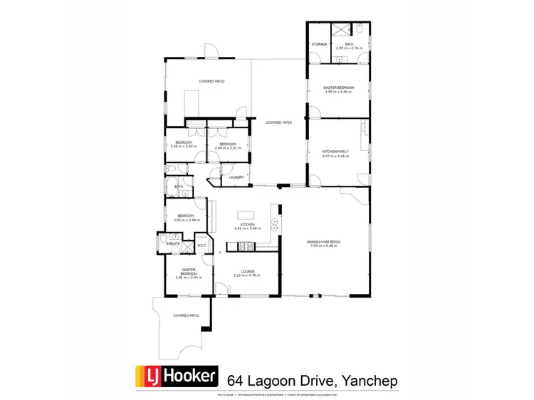 Floorplan of Homely house listing, 64 Lagoon Drive, Yanchep WA 6035