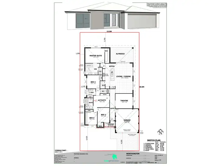 Floorplan of Homely house listing, 52 Campolina Avenue, Baldivis WA 6171