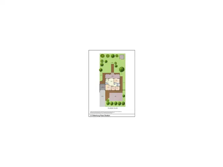 Floorplan of Homely house listing, 12 Oldenburg Pass, Stratton WA 6056