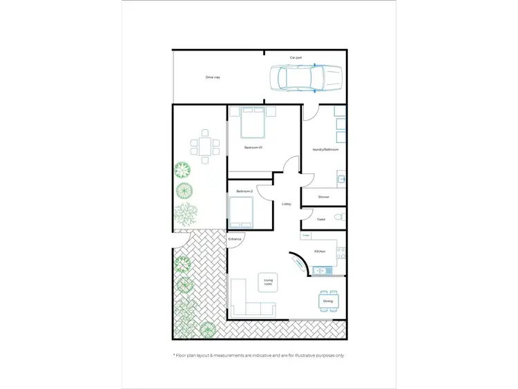 Floorplan of Homely unit listing, 1/336 ONSLOW ROAD, Shenton Park WA 6008