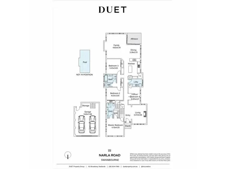 Floorplan of Homely house listing, 22 Narla Road, Swanbourne WA 6010