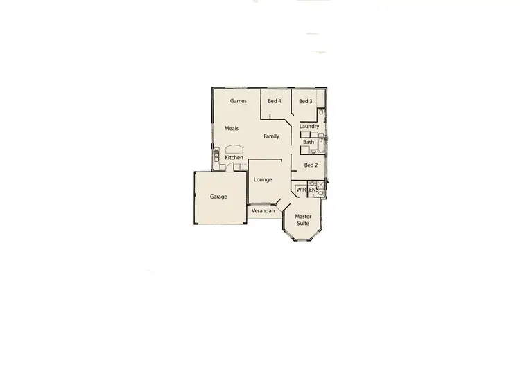 Floorplan of Homely house listing, Lot 89 Moondyne Ramble, Ravenswood WA 6208