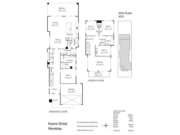 Floorplan of Homely house listing, 48a Keane Street, Wembley WA 6014