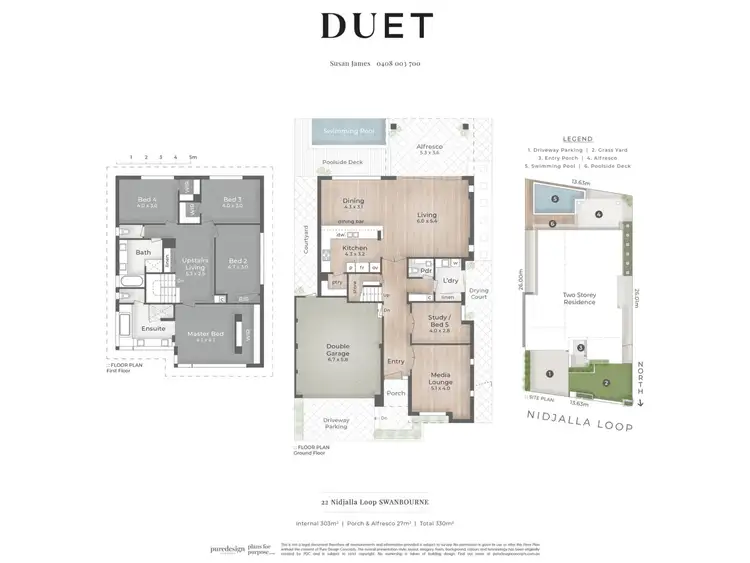 Floorplan of Homely house listing, 22 Nidjalla Loop, Swanbourne WA 6010
