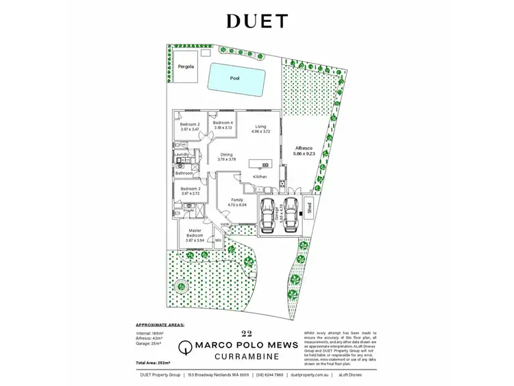 Floorplan of Homely house listing, 22 Marco Polo Mews, Currambine WA 6028