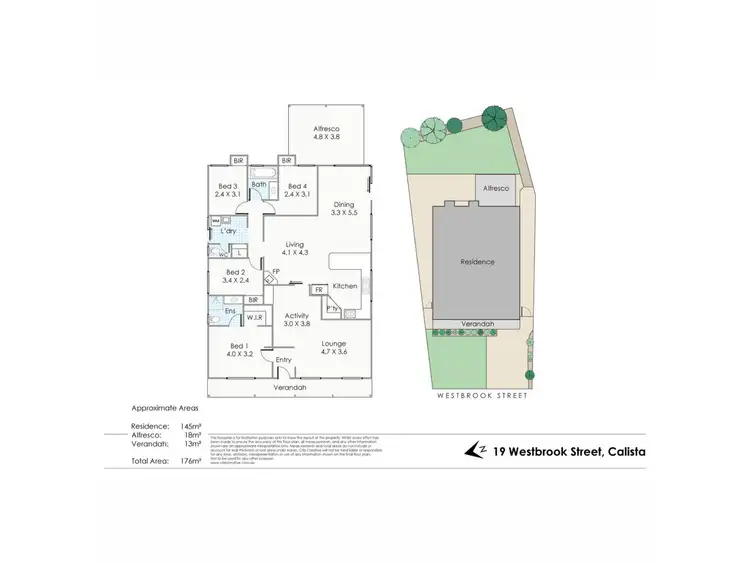 Floorplan of Homely house listing, 19 Westbrook Street, Calista WA 6167