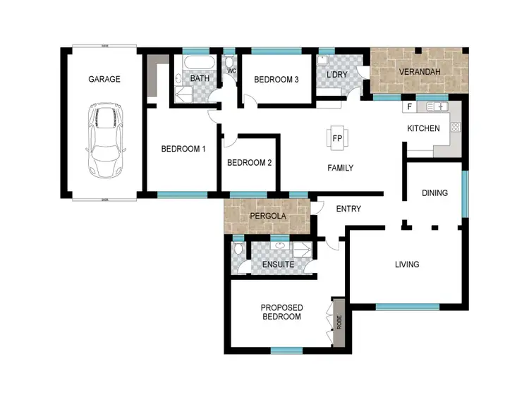 Floorplan of Homely house listing, 20 Charterhouse Close, East Bunbury WA 6230