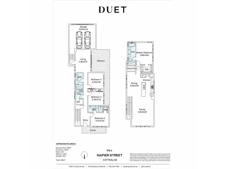 Floorplan of Homely house listing, 94A Napier Street, Cottesloe WA 6011