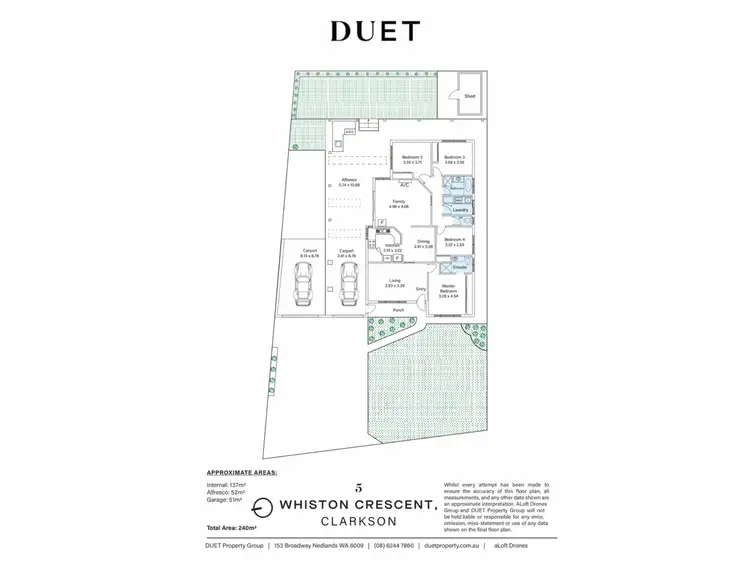 Floorplan of Homely house listing, 5 Whiston Crescent, Clarkson WA 6030