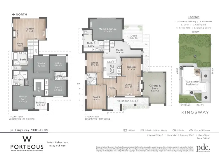 Floorplan of Homely house listing, 56 Kingsway, Nedlands WA 6009