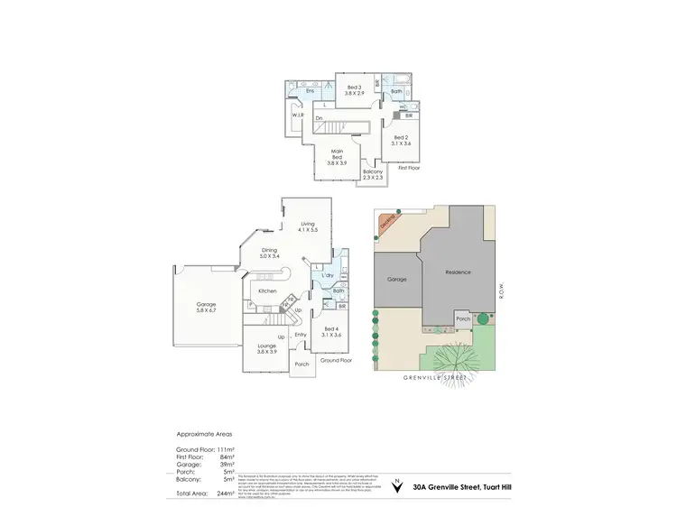 Floorplan of Homely house listing, 30A Grenville Street, Tuart Hill WA 6060