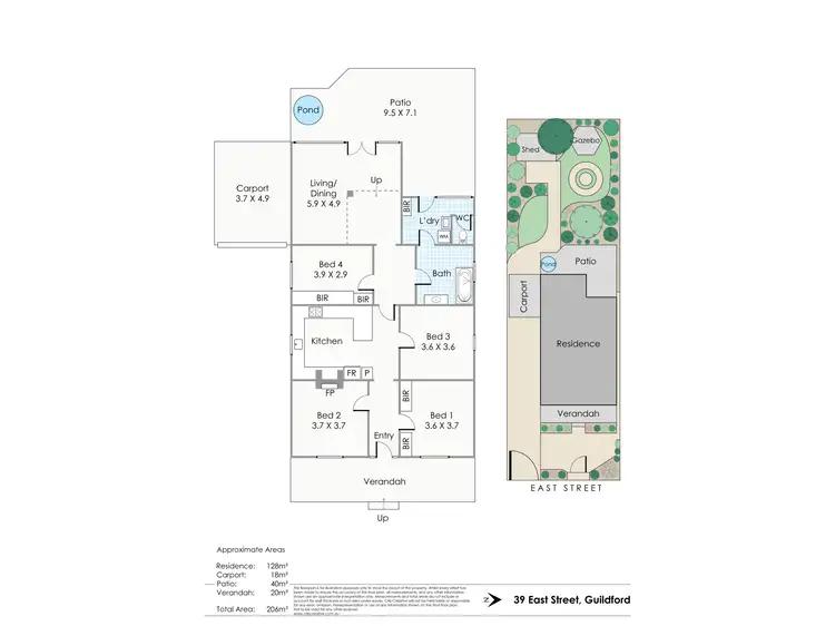Floorplan of Homely house listing, 39 East Street, Guildford WA 6055