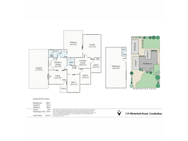 Floorplan of Homely house listing, 119 Winterfold Road, Coolbellup WA 6163