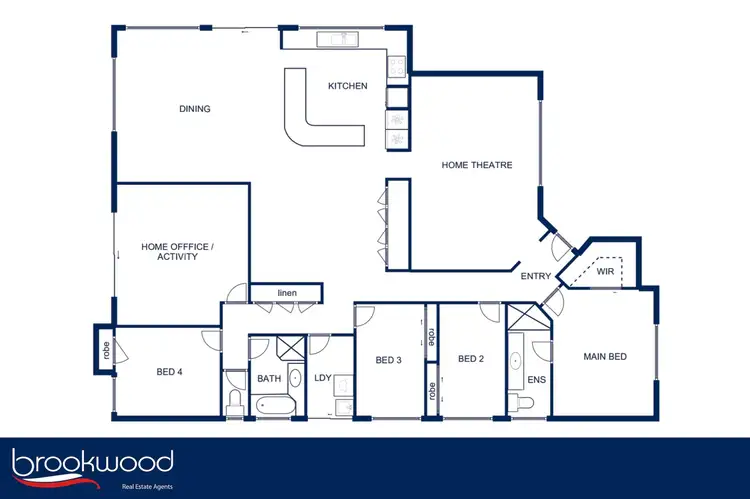 Floorplan of Homely house listing, 4 Turf Court, Greenmount WA 6056