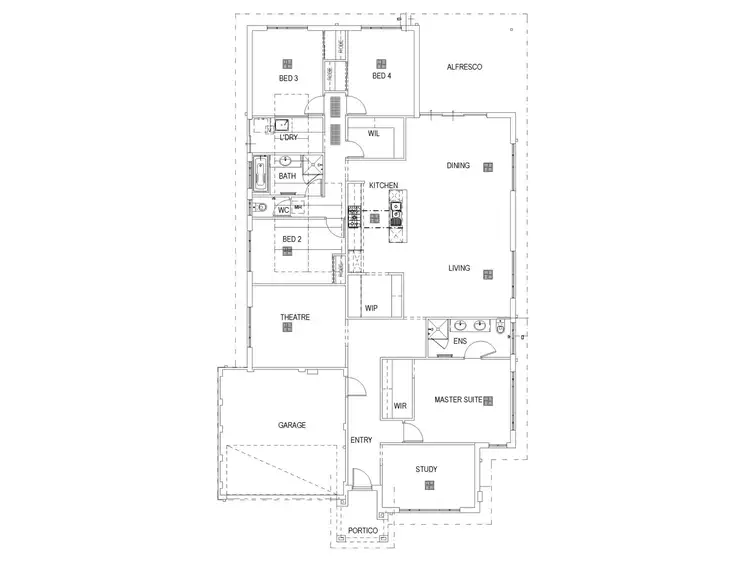 Floorplan of Homely house listing, 28 Fresco Way, Alkimos WA 6038