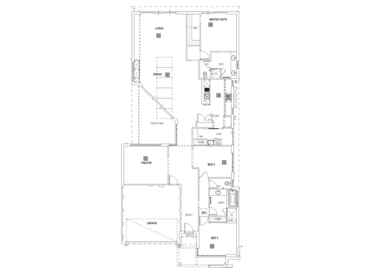 Floorplan of Homely house listing, 34 Fresco Way, Alkimos WA 6038