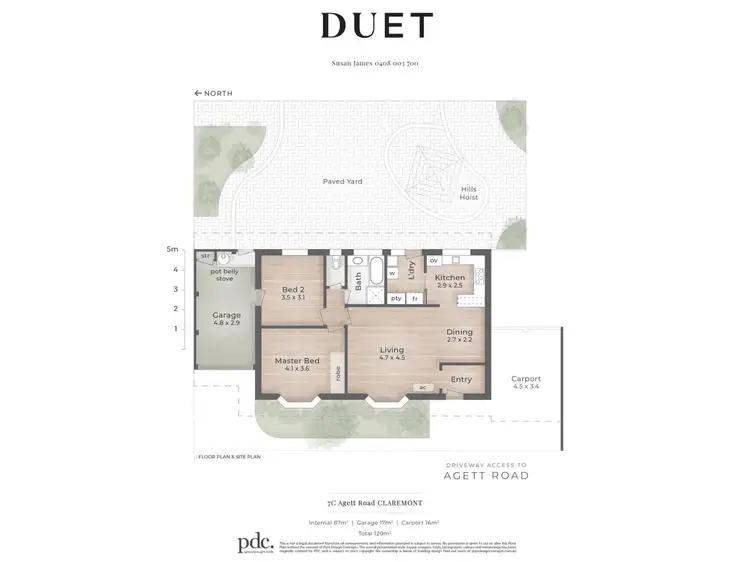 Floorplan of Homely house listing, 7C Agett Road, Claremont WA 6010