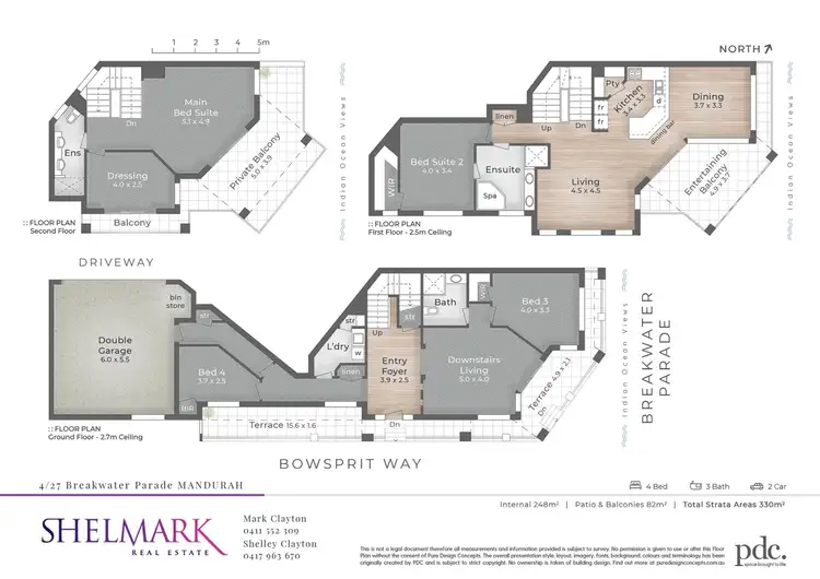 Floorplan of Homely house listing, Unit 4, 27 Breakwater Parade, Mandurah WA 6210