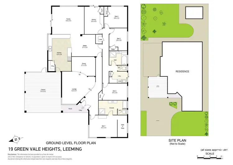 Floorplan of Homely house listing, 19 Green Vale Heights, Leeming WA 6149