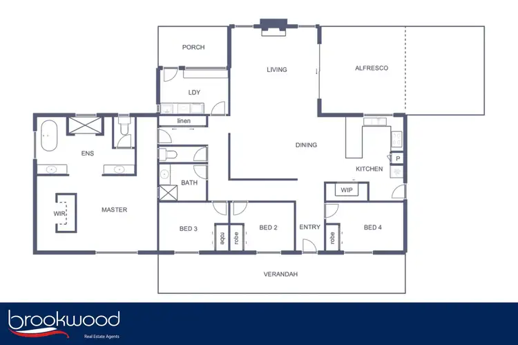 Floorplan of Homely house listing, 26 Wooroloo Chase, Copley WA 6562