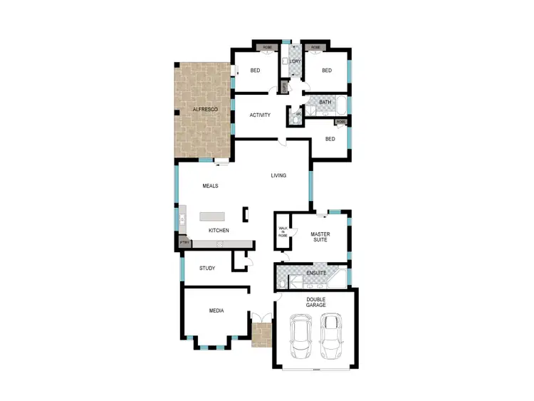 Floorplan of Homely house listing, 7 Katinka Street, Dalyellup WA 6230