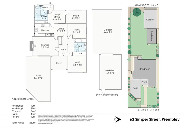 Floorplan of Homely house listing, 63 Simper Street, Wembley WA 6014
