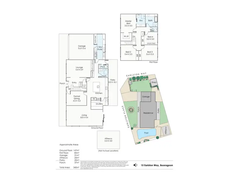 Floorplan of Homely house listing, 15 Earlston Way, Booragoon WA 6154