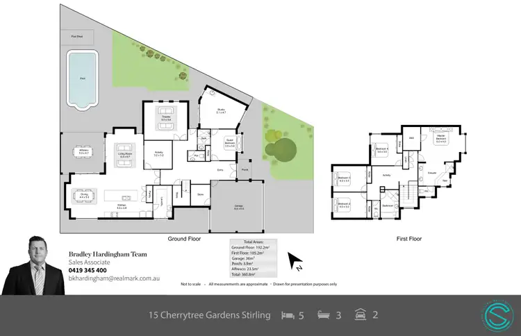 Floorplan of Homely house listing, 15 Cherrytree Gardens, Stirling WA 6021