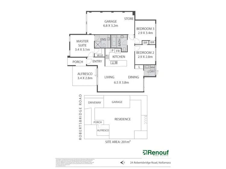Floorplan of Homely house listing, 2A Robertsbridge Road, Nollamara WA 6061