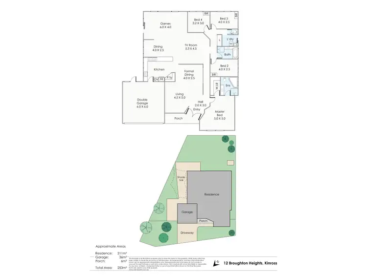 Floorplan of Homely house listing, 12 Broughton Heights, Kinross WA 6028