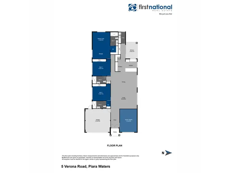 Floorplan of Homely house listing, 5 Verona Road, Piara Waters WA 6112