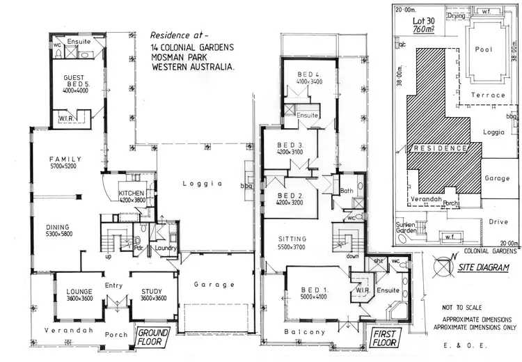 Floorplan of Homely house listing, 14 Colonial Gardens, Mosman Park WA 6012