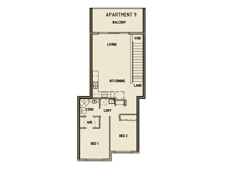 Floorplan of Homely unit listing, 9/33 Cooper Street, Mandurah WA 6210