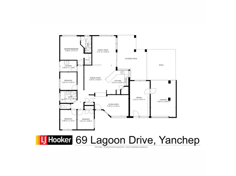 Floorplan of Homely house listing, 69 Lagoon Drive, Yanchep WA 6035