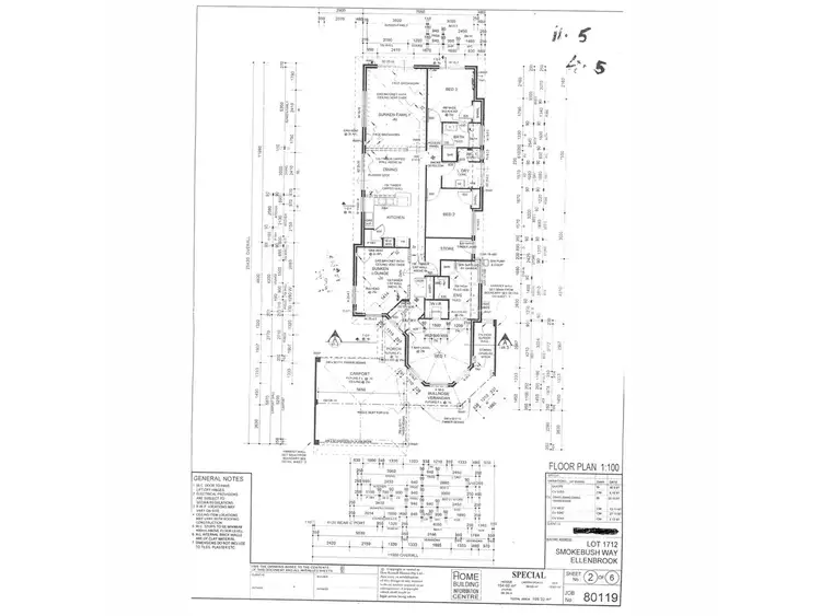 Floorplan of Homely house listing, 8 Smoke Bush Way, Ellenbrook WA 6069
