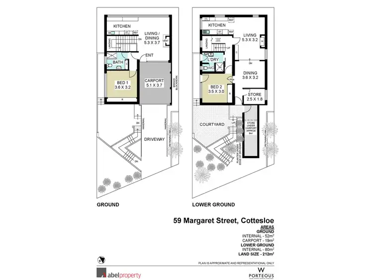 Floorplan of Homely house listing, 59 Margaret Street, Cottesloe WA 6011