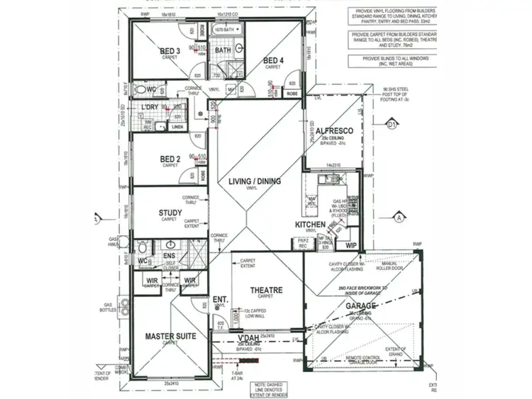 Floorplan of Homely house listing, 41 Kenwyn Drive, Kealy WA 6280