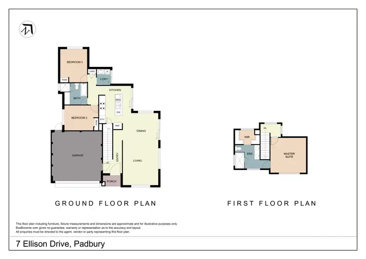 Floorplan of Homely house listing, 7 Ellison Drive, Padbury WA 6025