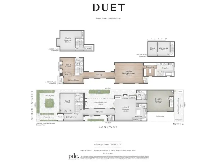 Floorplan of Homely house listing, 9 George Street, Cottesloe WA 6011