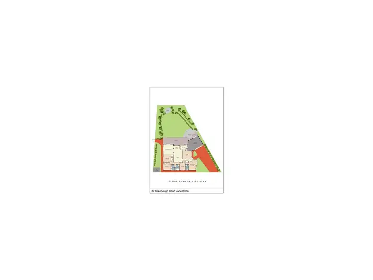 Floorplan of Homely house listing, 37 Greenough Court, Jane Brook WA 6056