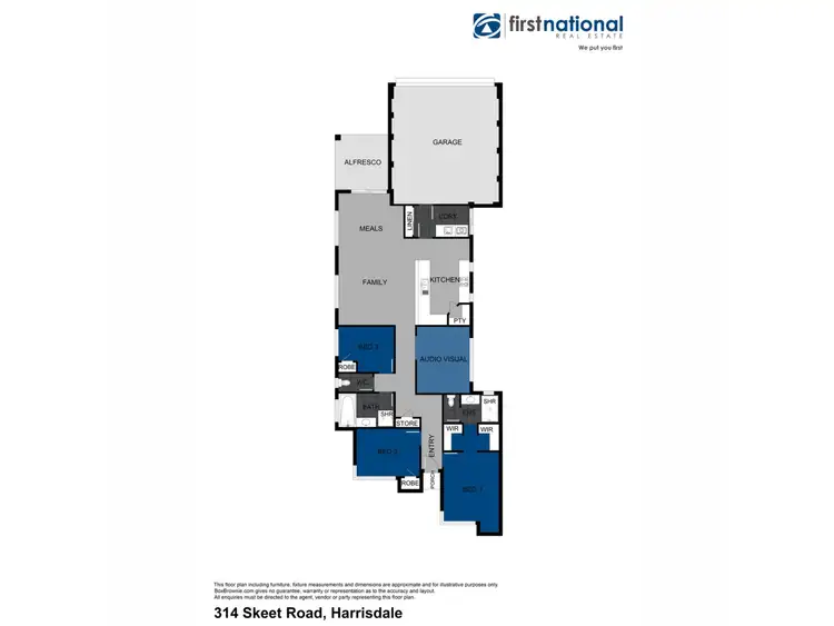 Floorplan of Homely house listing, 314 Skeet Road, Harrisdale WA 6112