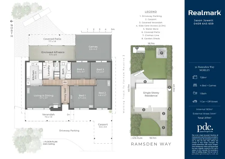 Floorplan of Homely house listing, 50 Ramsden Way, Morley WA 6062