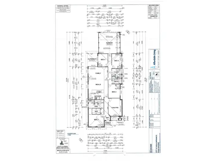 Floorplan of Homely house listing, 54 Riva Entrance, Piara Waters WA 6112