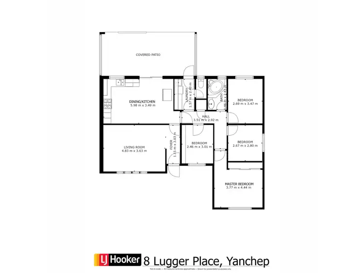 Floorplan of Homely house listing, 8 Lugger Place, Yanchep WA 6035