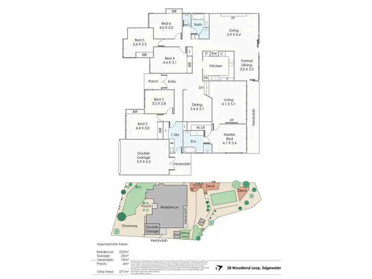 Floorplan of Homely house listing, 28 Woodland Loop, Edgewater WA 6027