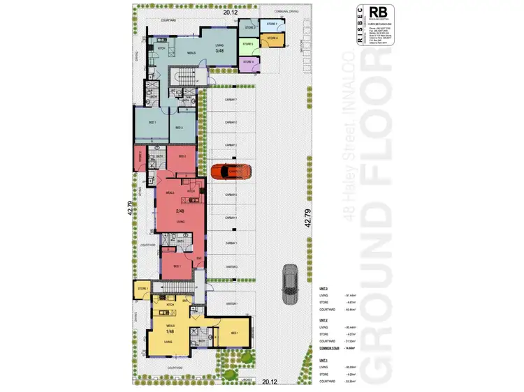 Floorplan of Homely apartment listing, 3/48 Halley Street, Innaloo WA 6018