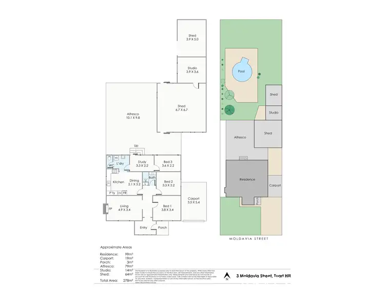 Floorplan of Homely house listing, 3 Moldavia Street, Tuart Hill WA 6060