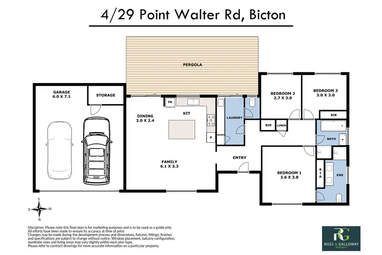 Floorplan of Homely villa listing, 4/29 Point Walter Road, Bicton WA 6157